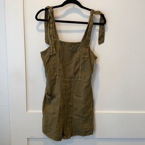 Billabong Olive Green Overalls- M